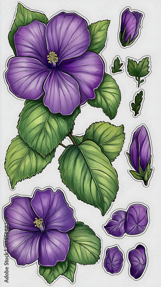 Floral - Flowers — Adobe Stock 1355888242