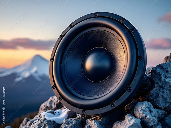 Speakers Music Audio Subwoofers — Adobe Stock 968364919