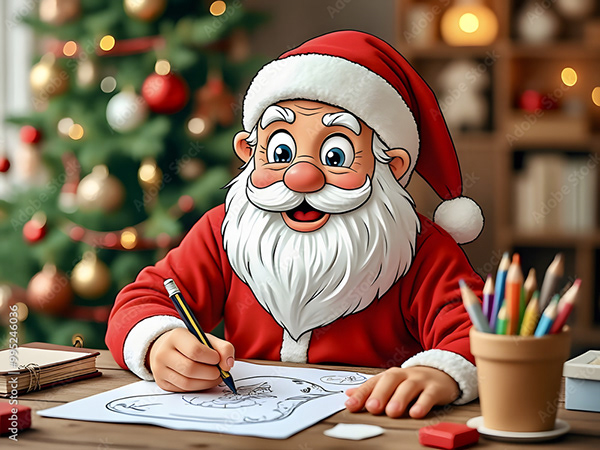 Santas — Adobe Stock 995246036