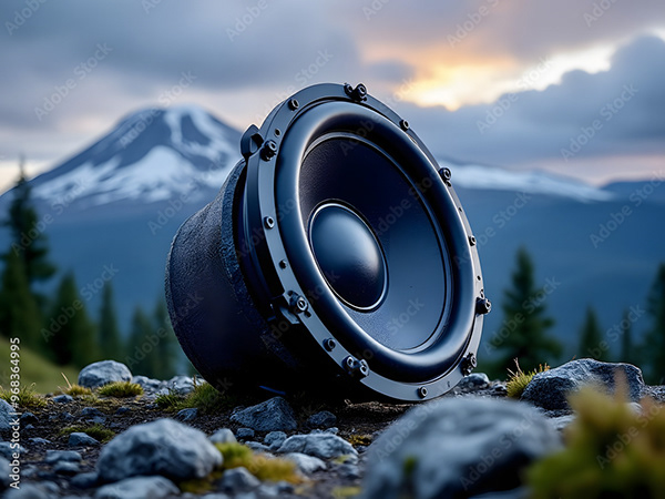 Speakers Music Audio Subwoofers — Adobe Stock 968364995