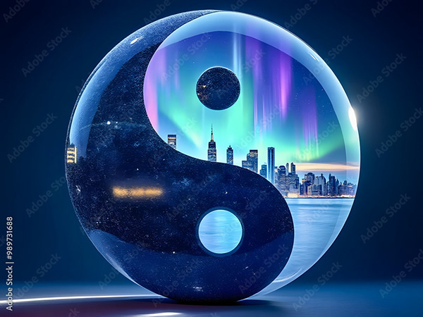 Yin Yangs — Adobe Stock 989731688