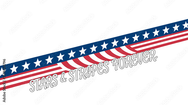 USA Red White Blue Collection — Adobe Stock 1579624796