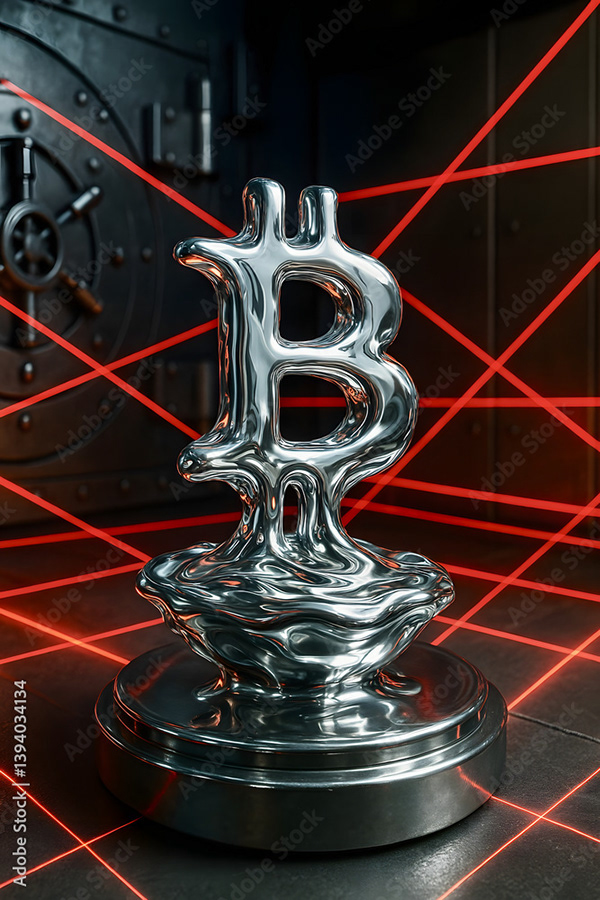 Bitcoin Coin Art Cryptocurrency — Adobe Stock 1394034134