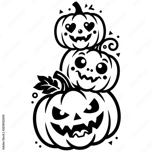 Jack-O-Lantern Collection — Adobe Stock 2078152095