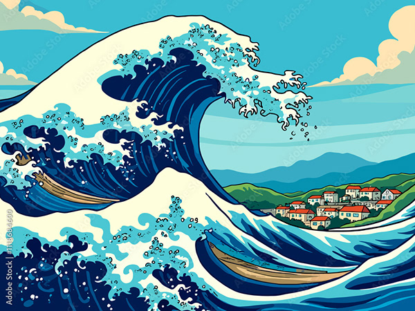 Ocean Waves Collection — Adobe Stock 1118684600