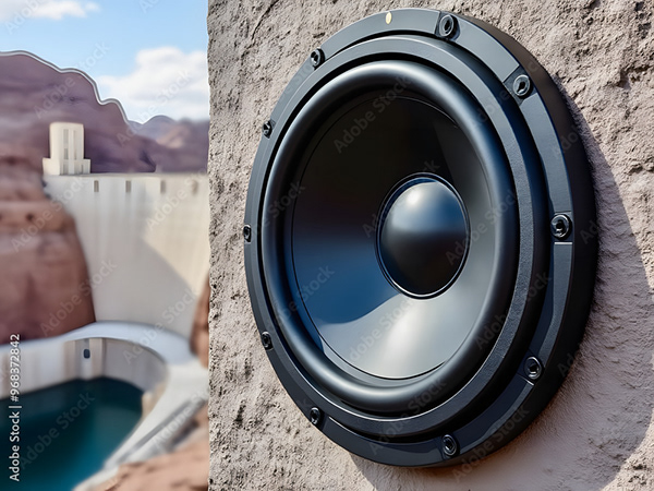 Speakers Music Audio Subwoofers — Adobe Stock 968372842