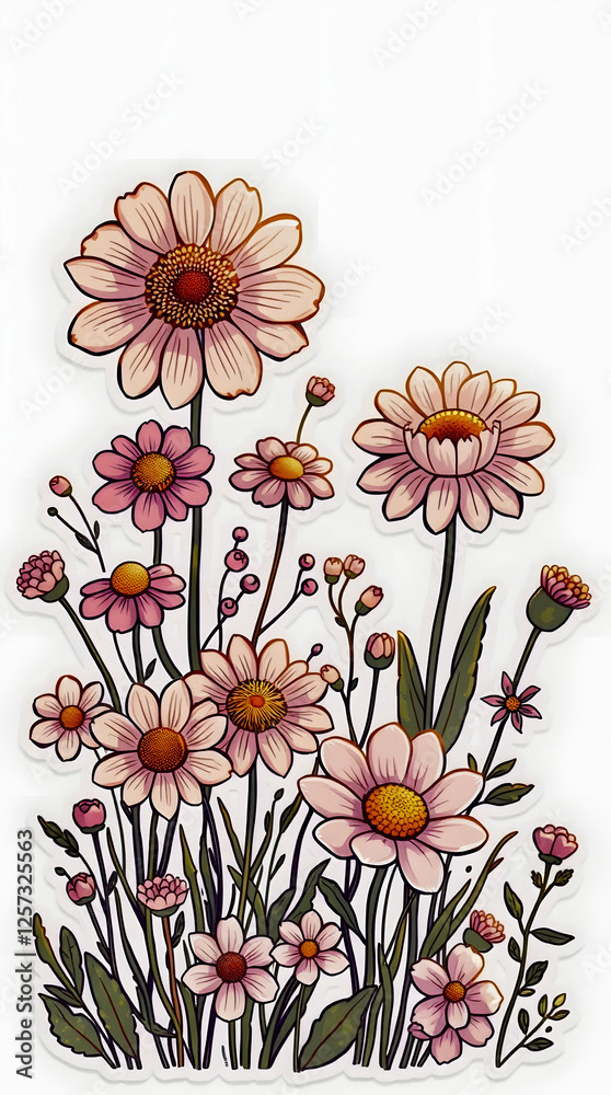 Floral - Flowers — Adobe Stock 1257325563