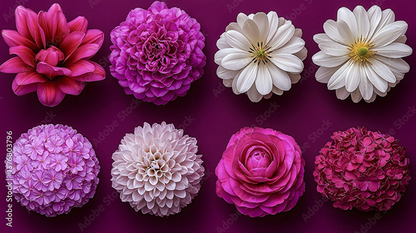 Floral - Flowers — Adobe Stock 1376803796