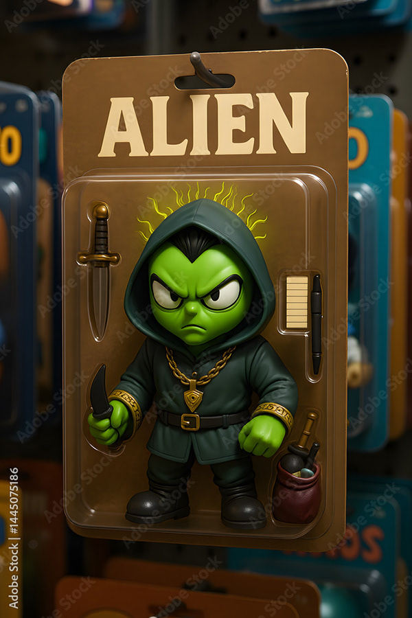 Toys In Packaging Blister Pack — Adobe Stock 1445075186