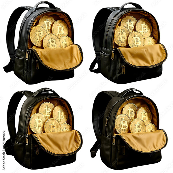 Bitcoin Coin Art Cryptocurrency — Adobe Stock 1373789092