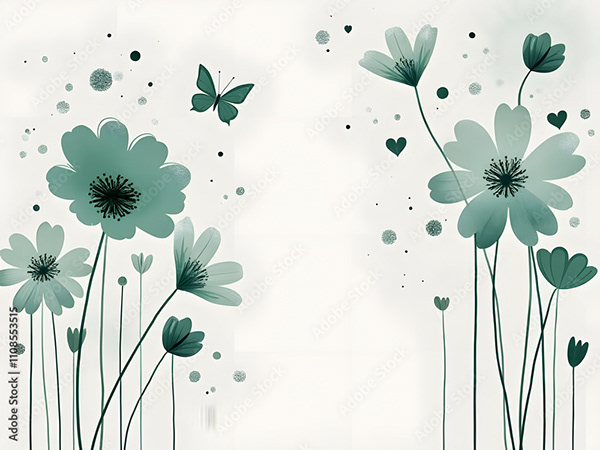Floral - Flowers — Adobe Stock 1108553515