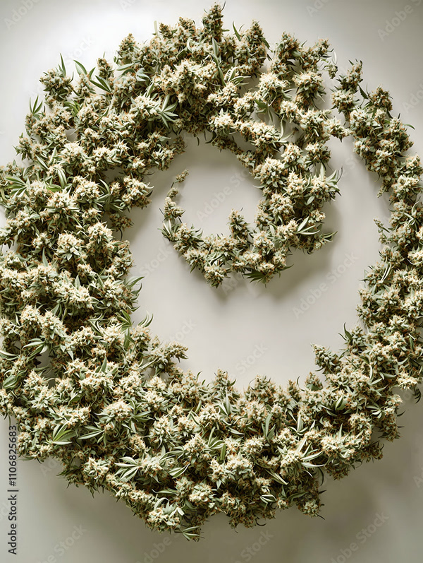 Weed Cannabis MJ Collection — Adobe Stock 1106825683