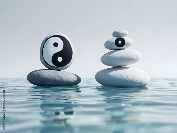 Yin Yangs — Adobe Stock 992992650