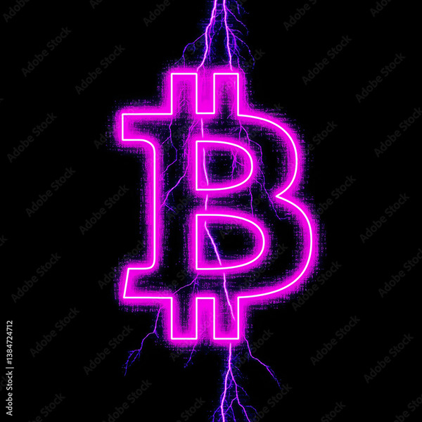 Bitcoin Coin Art Cryptocurrency — Adobe Stock 1384724712