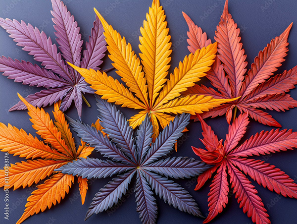 Weed Cannabis MJ Collection — Adobe Stock 1140083176