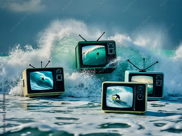 Television TV Collection — Adobe Stock 957994841