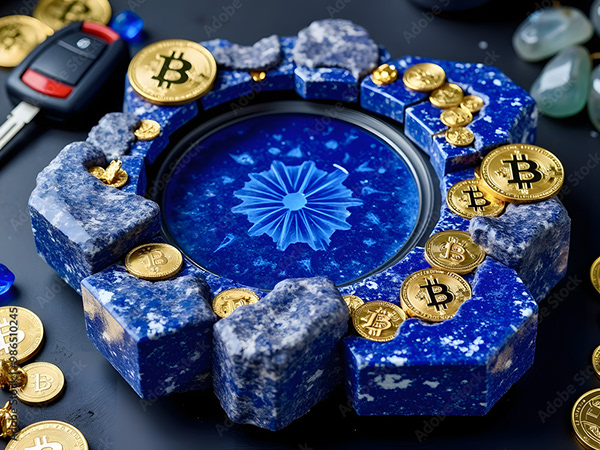 Bitcoin Coin Art Cryptocurrency — Adobe Stock 986510245