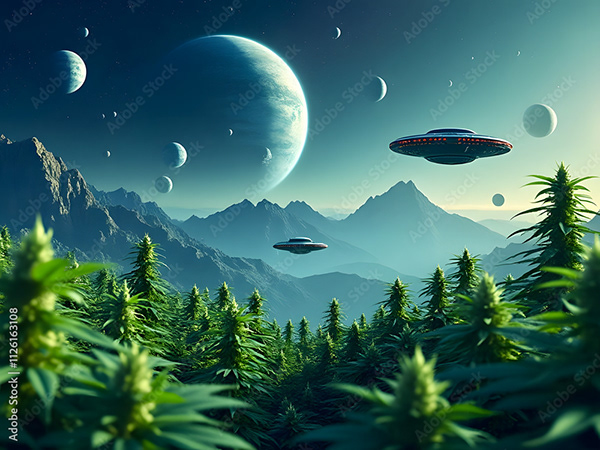 Weed Cannabis MJ Collection — Adobe Stock 1126163108