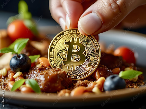 Bitcoin Coin Art Cryptocurrency — Adobe Stock 1126169471