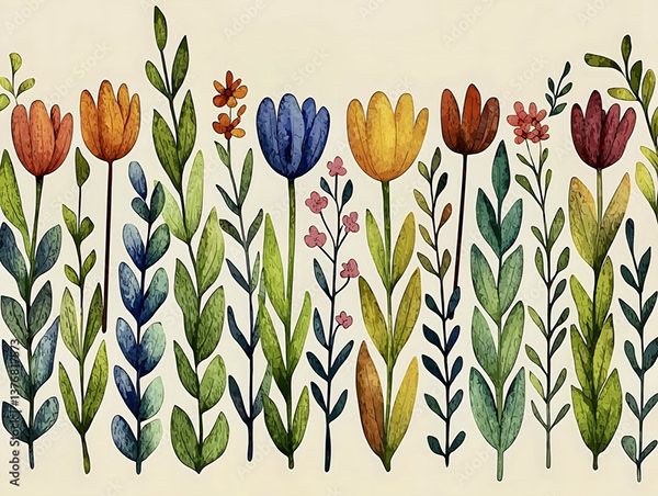 Floral - Flowers — Adobe Stock 1376817573