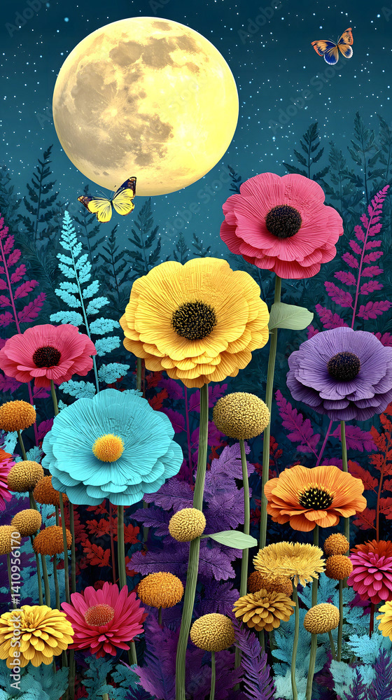 Floral - Flowers — Adobe Stock 1410956170