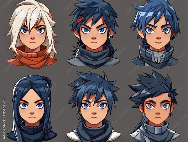 Character Designs — Adobe Stock 1151625615