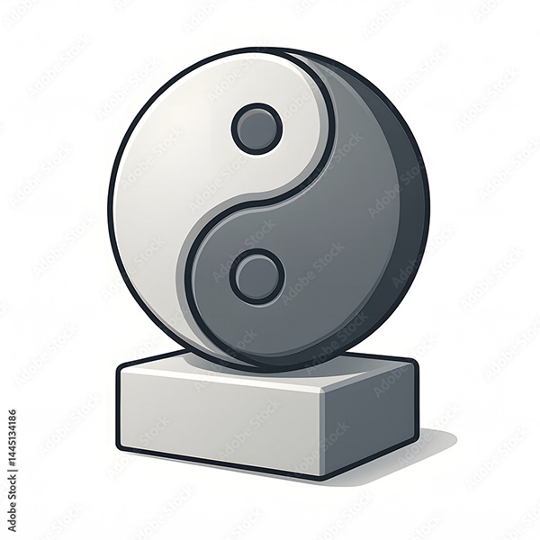 Yin Yangs — Adobe Stock 1445134186
