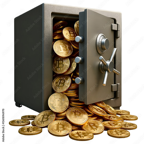 Bitcoin Coin Art Cryptocurrency — Adobe Stock 1361896970