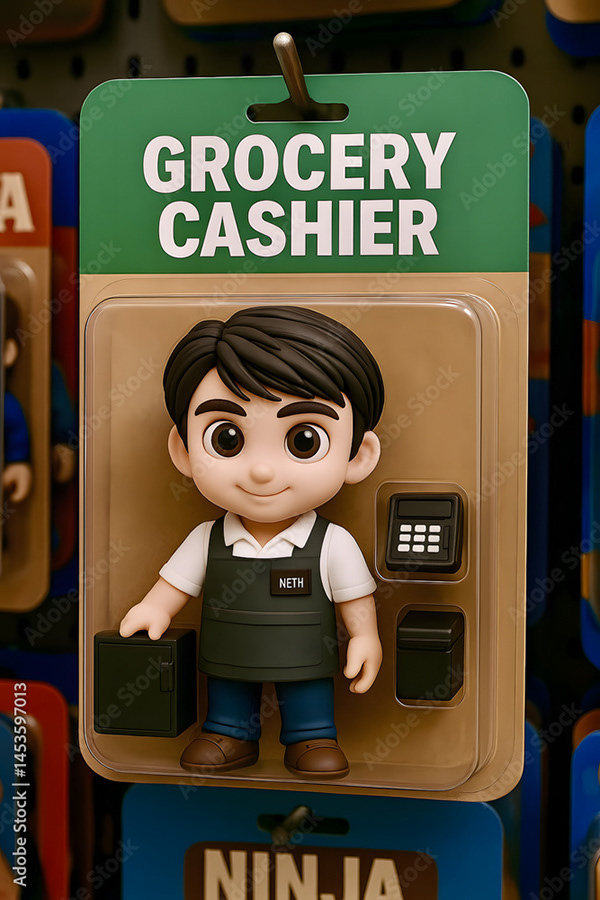 Toys In Packaging Blister Pack — Adobe Stock 1453597013