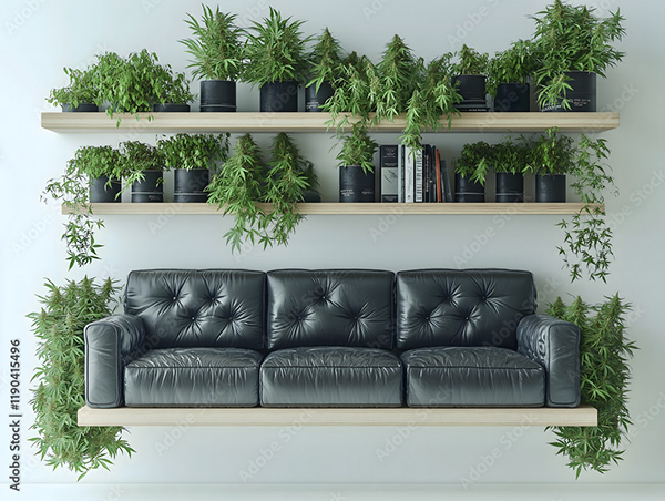 Weed Cannabis MJ Collection — Adobe Stock 1190415496