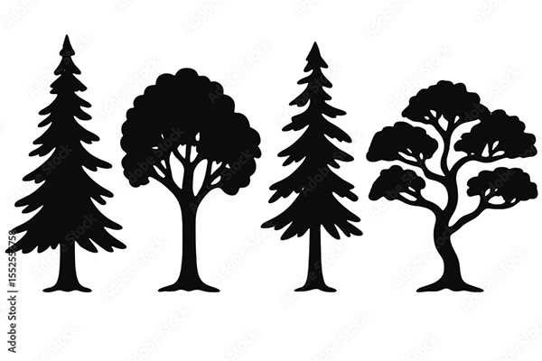 Trees Collections — Adobe Stock 1552555758