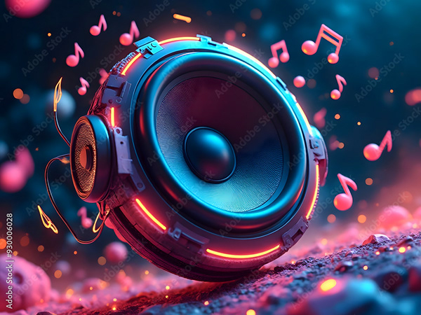 Speakers Music Audio Subwoofers — Adobe Stock 930006028