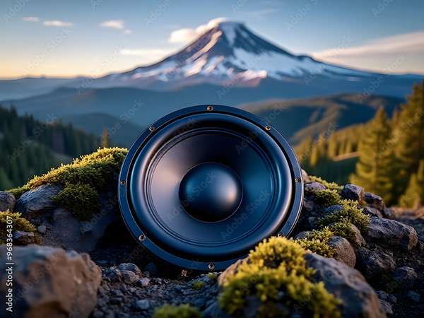Speakers Music Audio Subwoofers — Adobe Stock 968364307