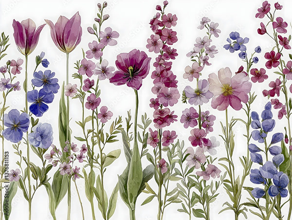 Floral - Flowers — Adobe Stock 1376811153