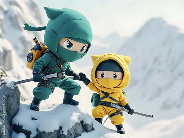 Ninjas — Adobe Stock 992436328