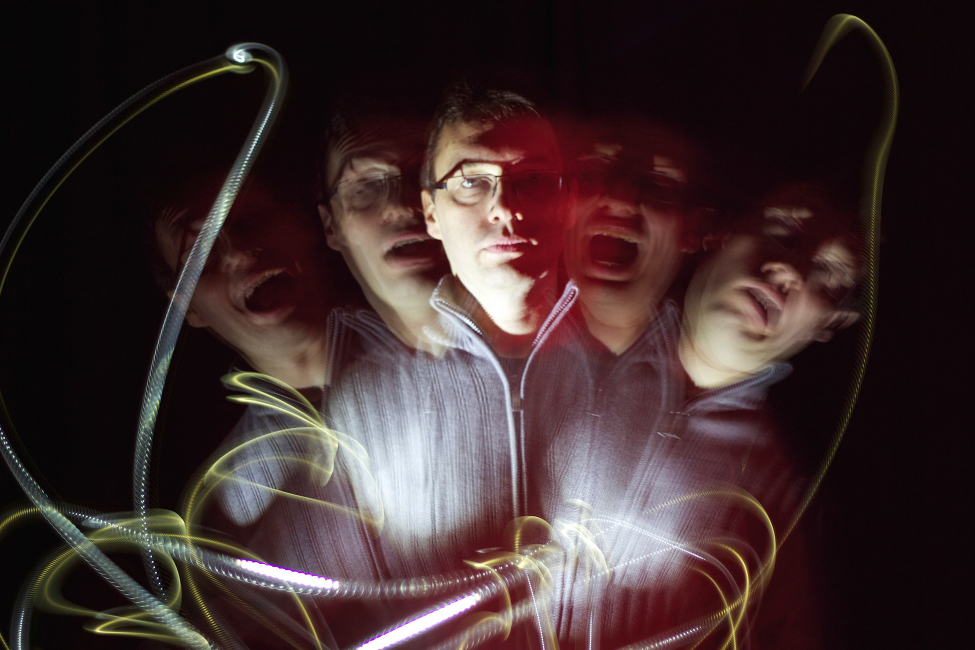 2s shutter, two bike lamps