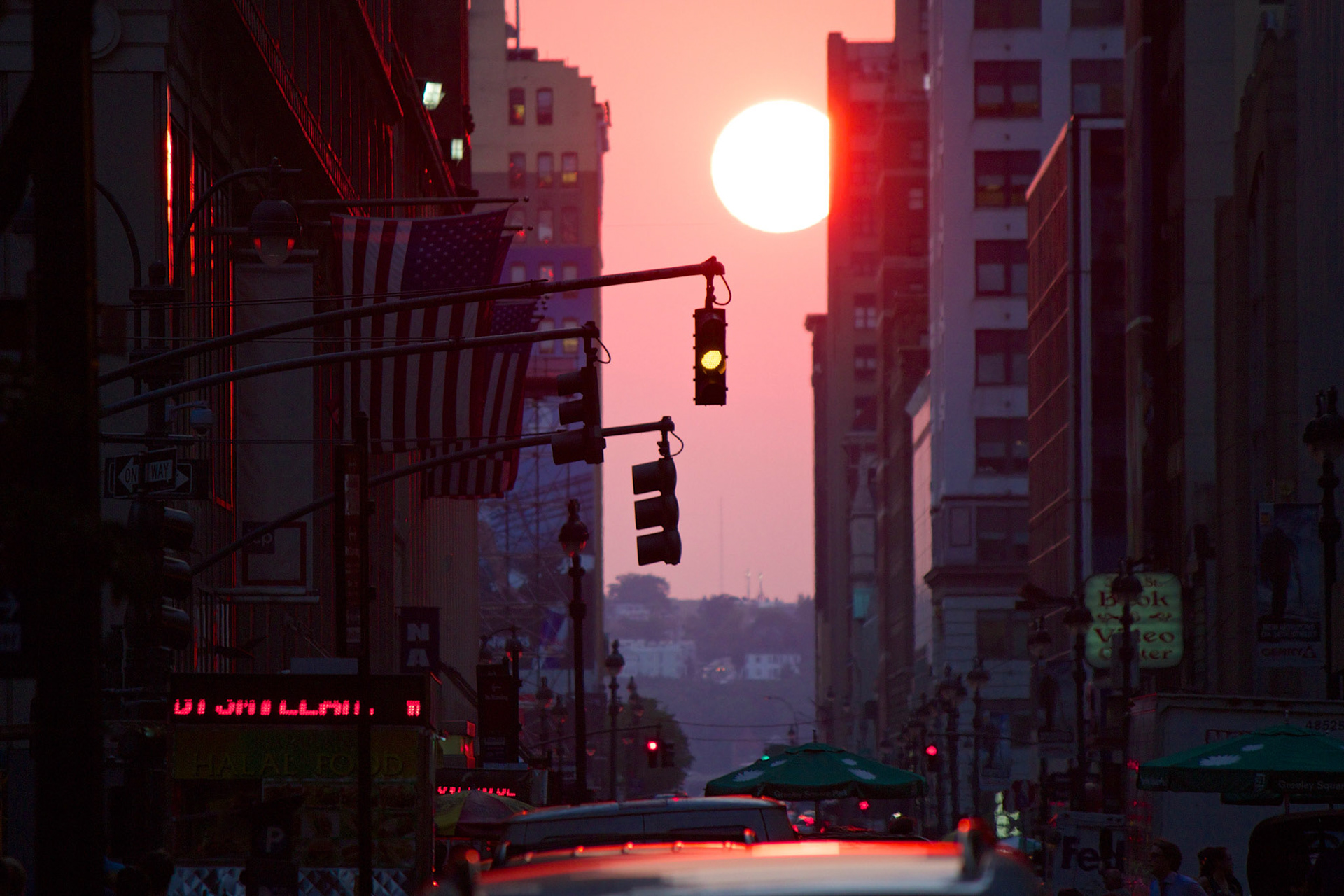 Sunset in the Streets
