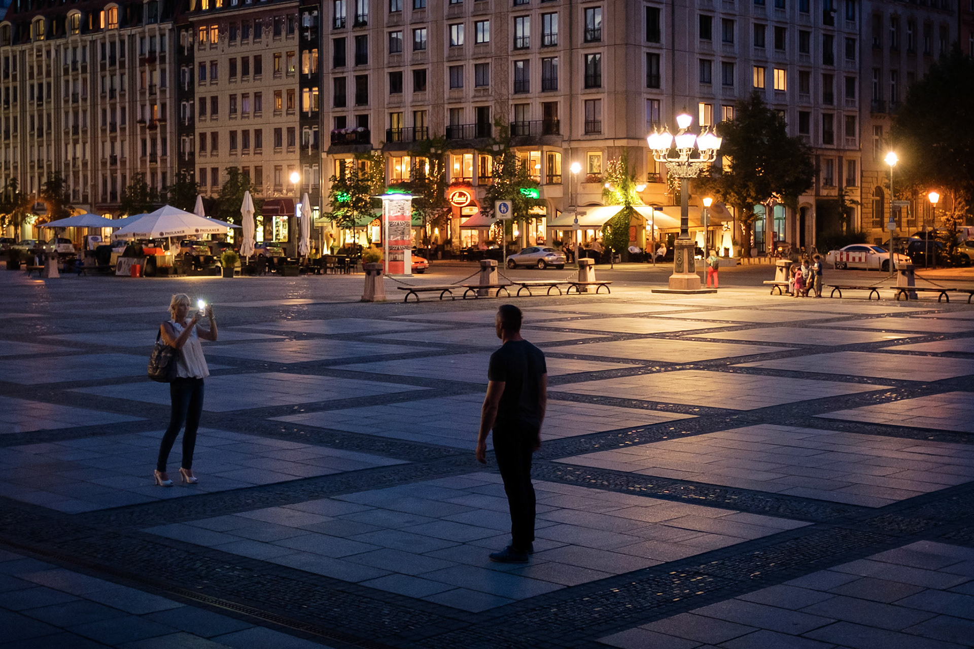 Auf dem Gendarmenmarkt, Berlin