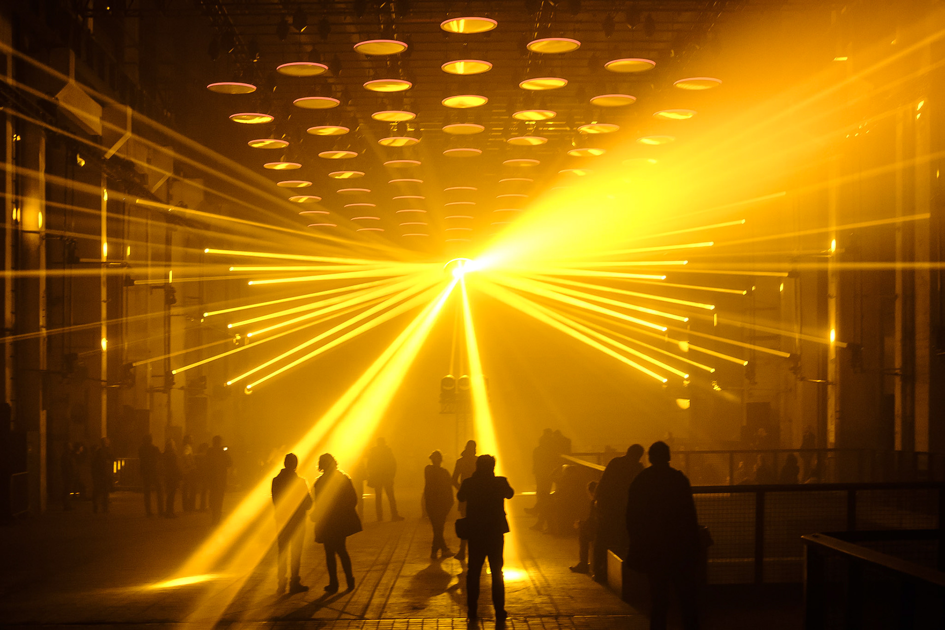 Installation by Christopher Bauder and Kangding Ray