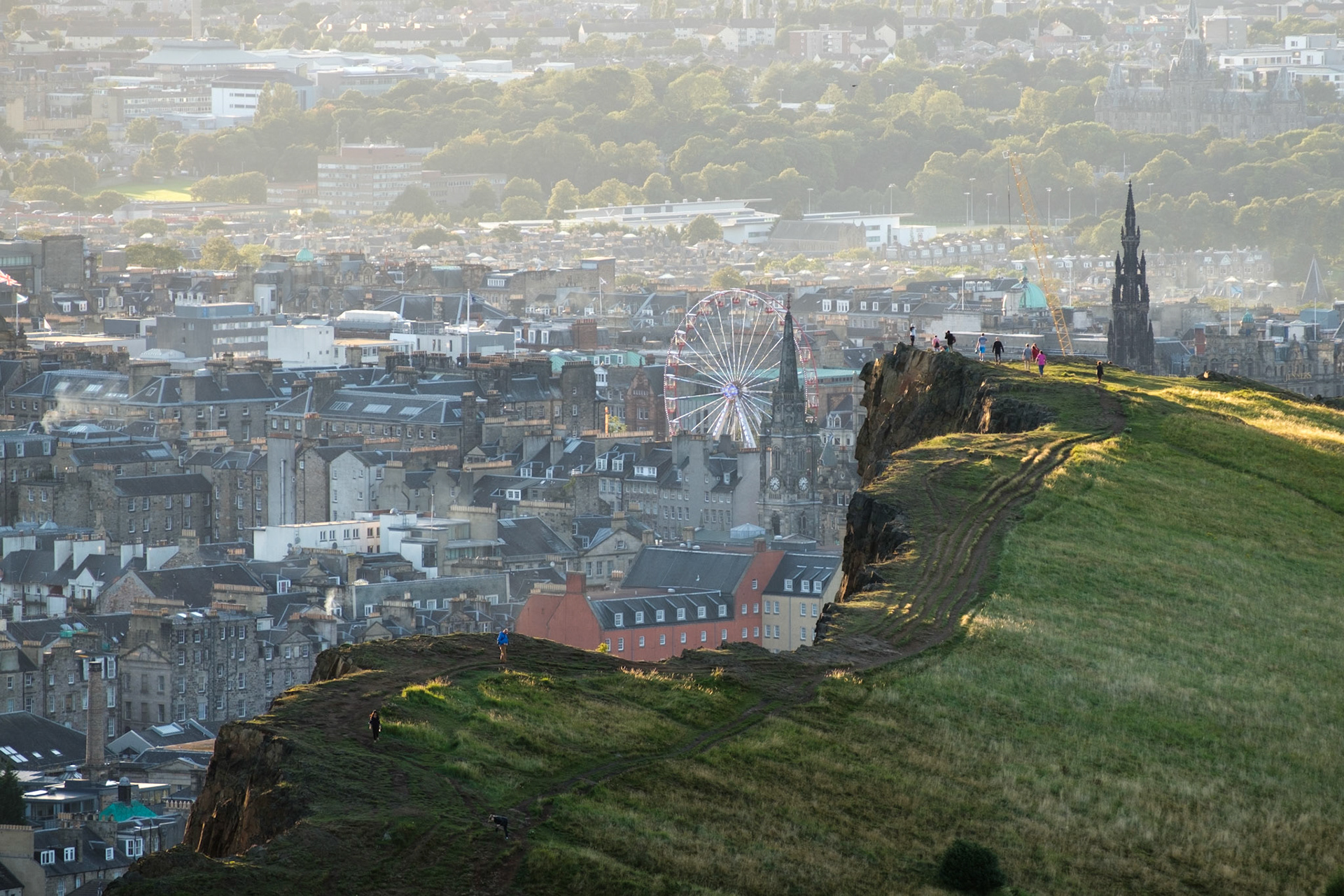Edinburgh from Salisbury Crags