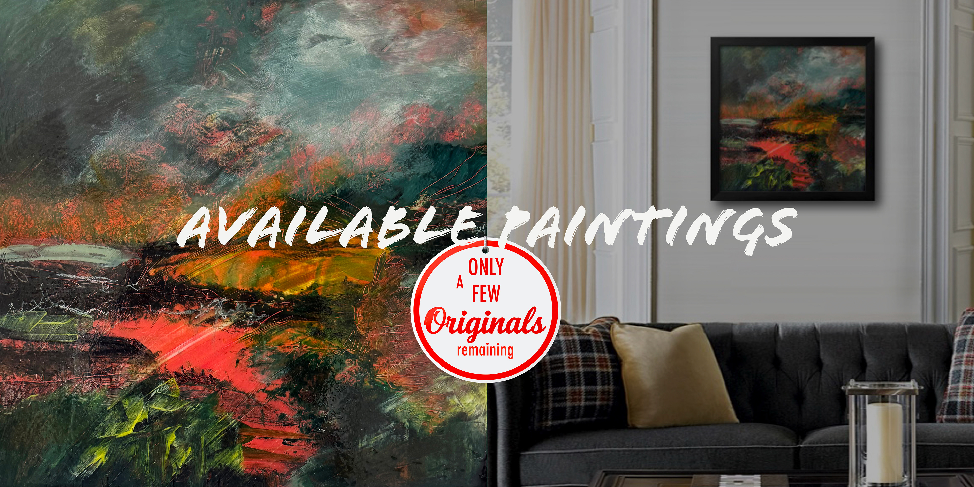 Rachel Gabriel Art - imaginary abstract landscape paintings rooted in emotion and expression