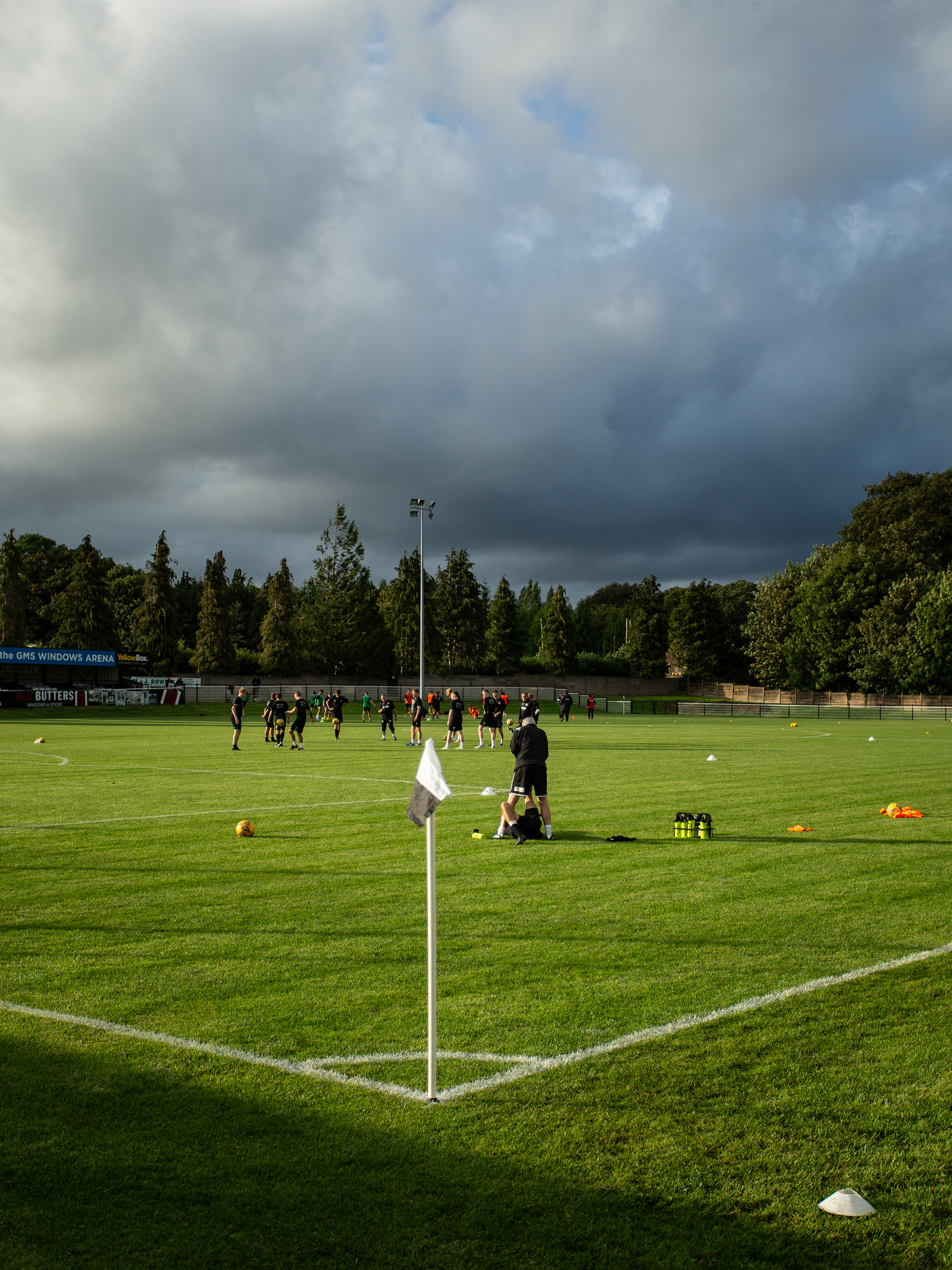 View of the pitch at Raleigh Grove