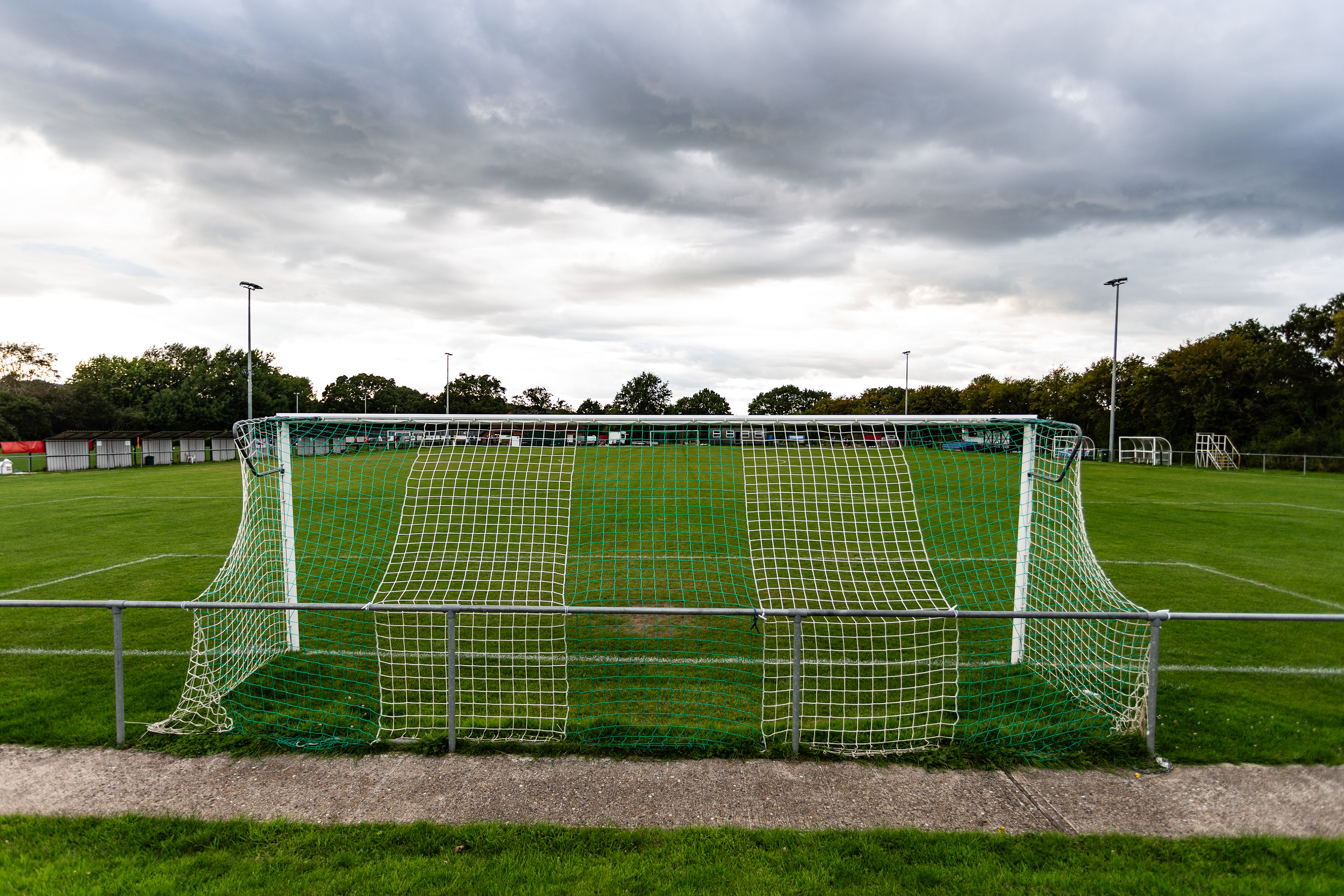 View of the pitch at Claypits