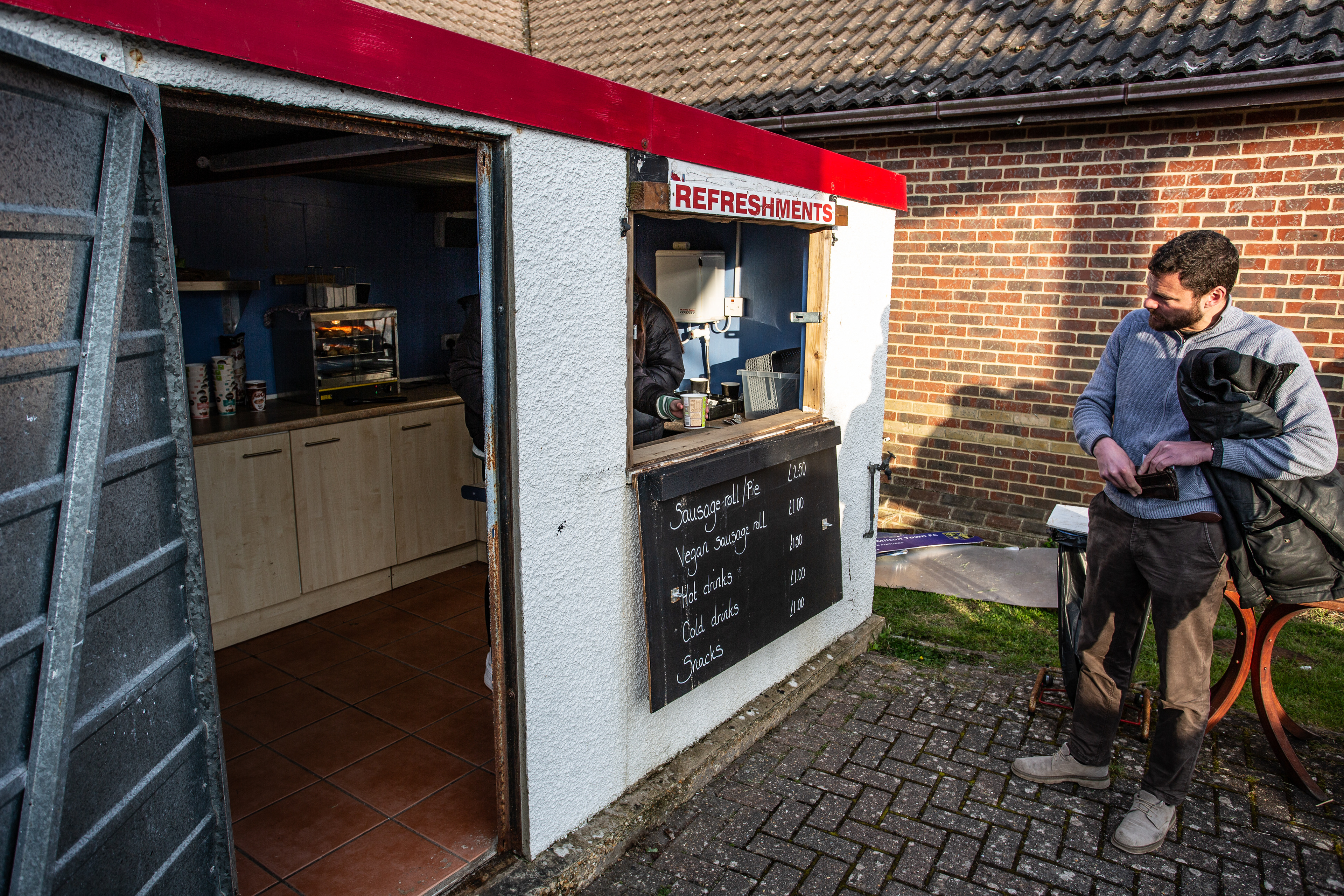 Refreshments Kiosk at New Milton Town FC