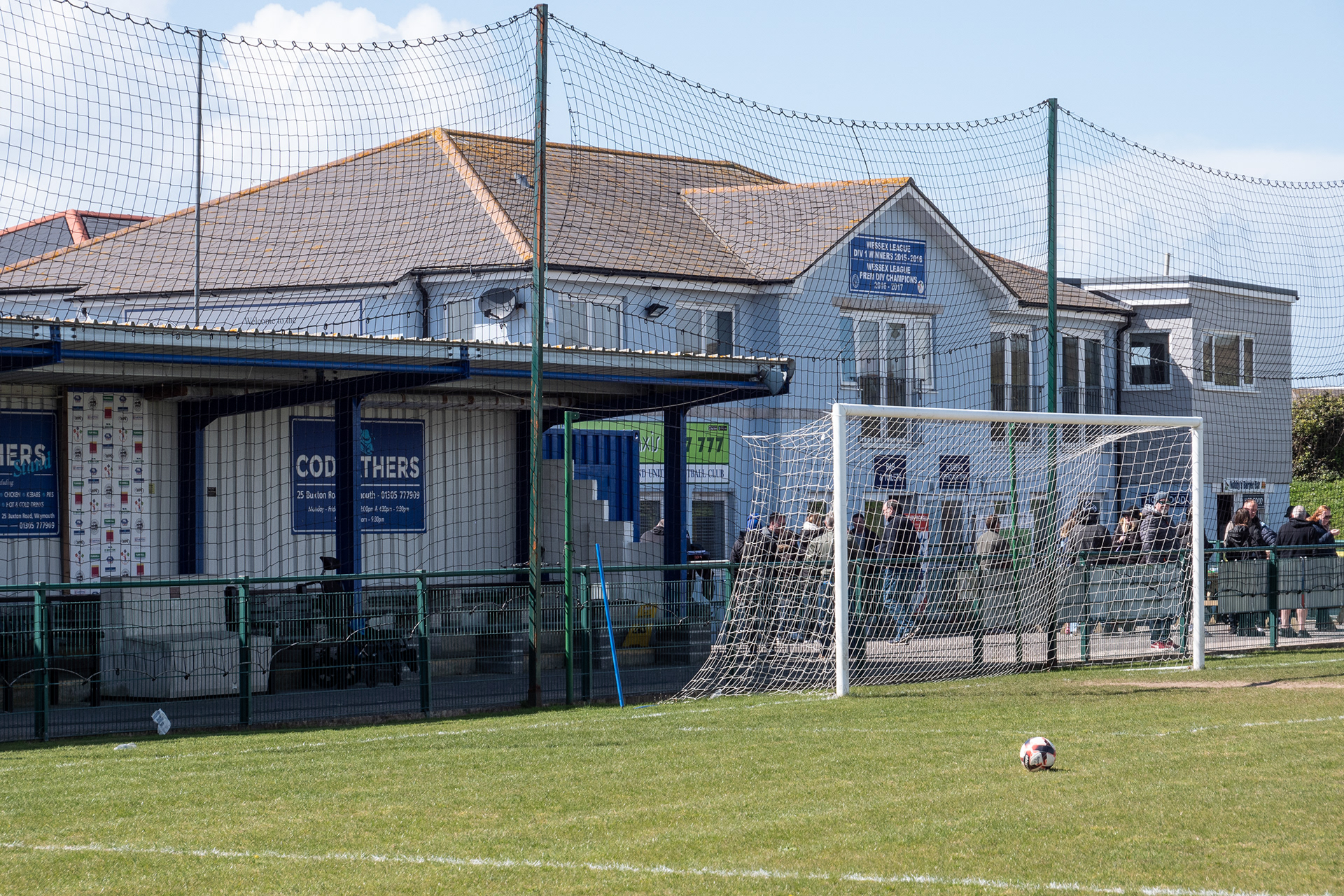 Club house at Camp & Satherley stadium