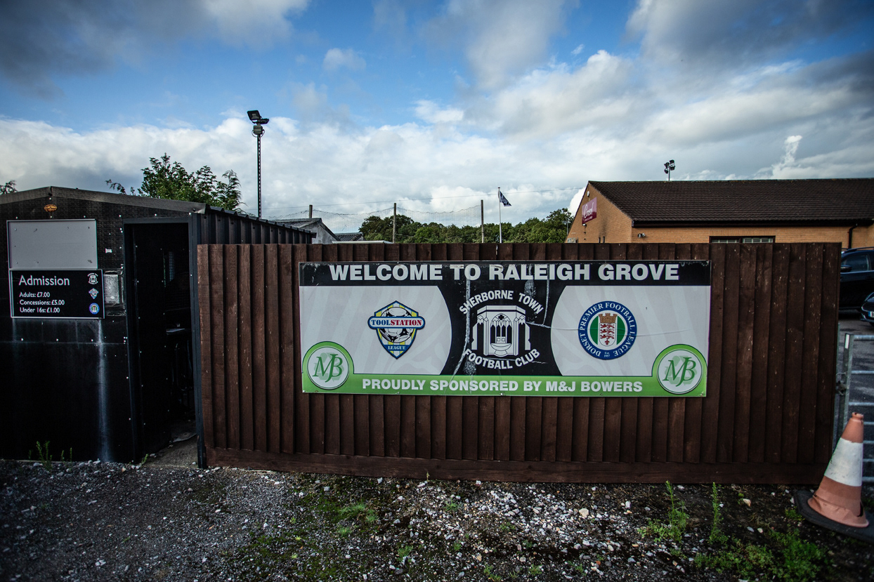 Raleigh Grove, home of Sherborne Town FC