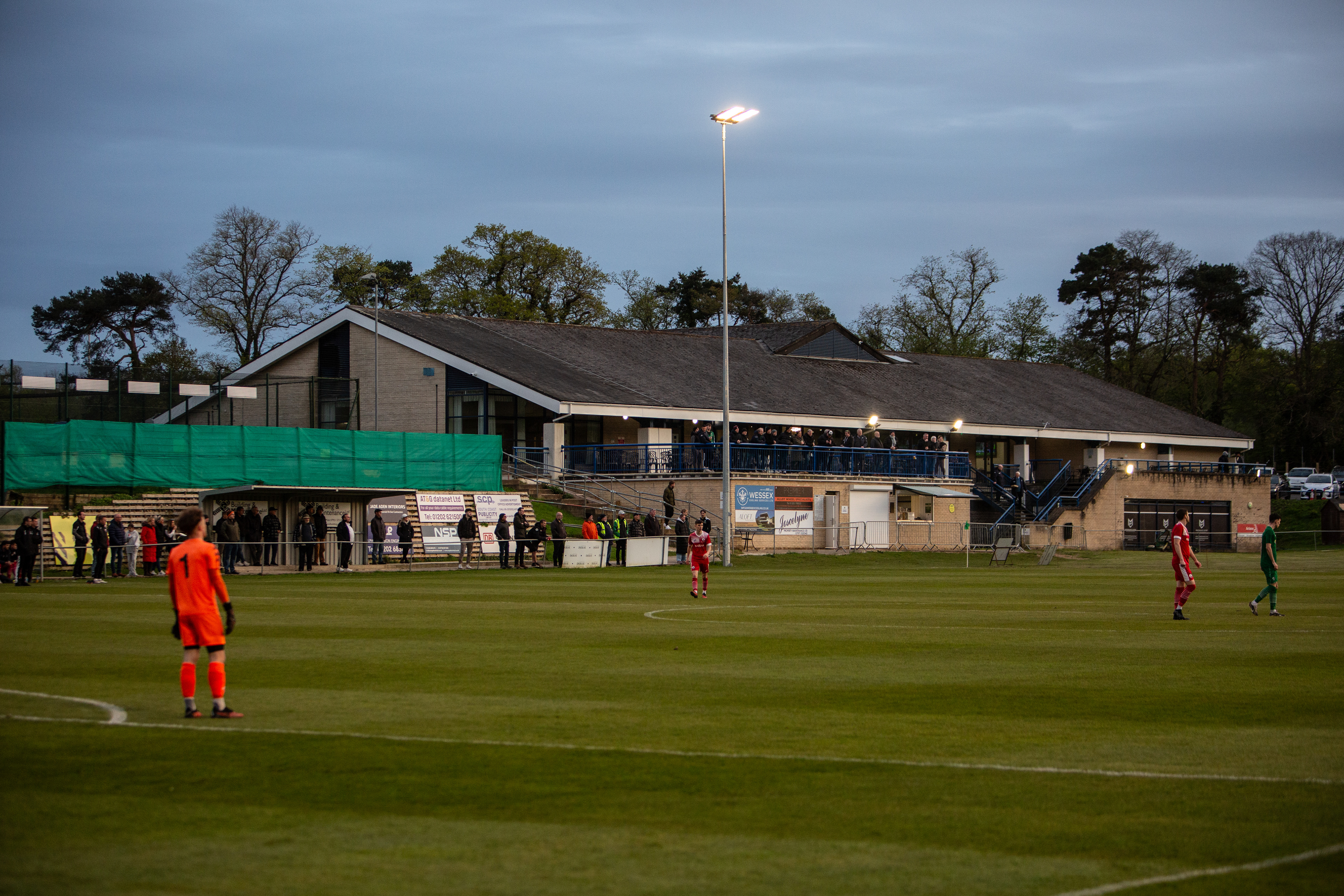 The club house at Magna Road, home of Hamworthy Recreation FC