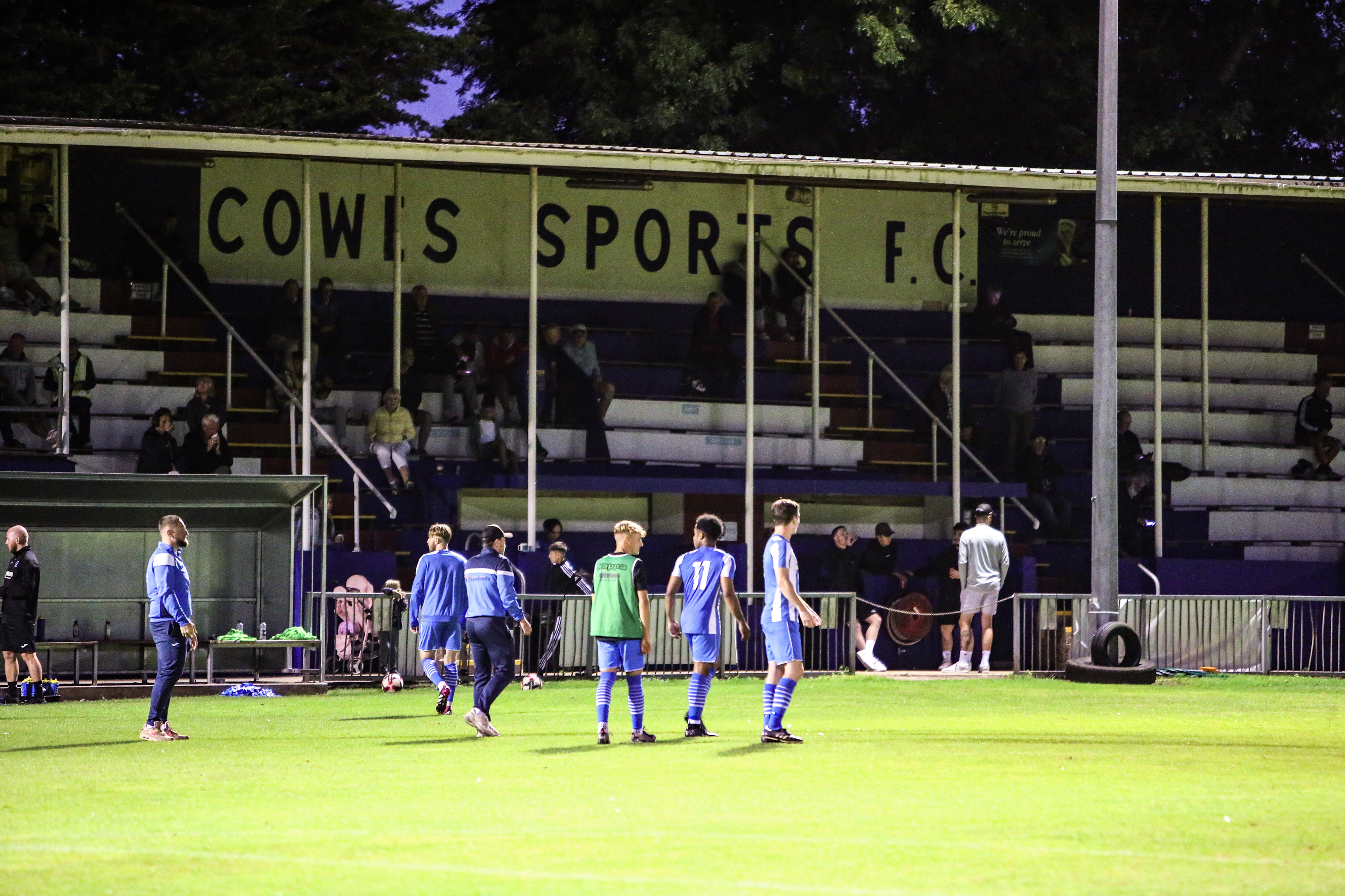 The main stand at Westwood Park