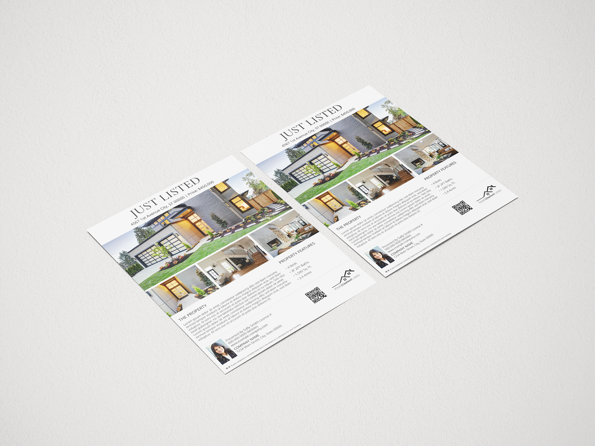 Single Page Flyer. Created with InDesign.