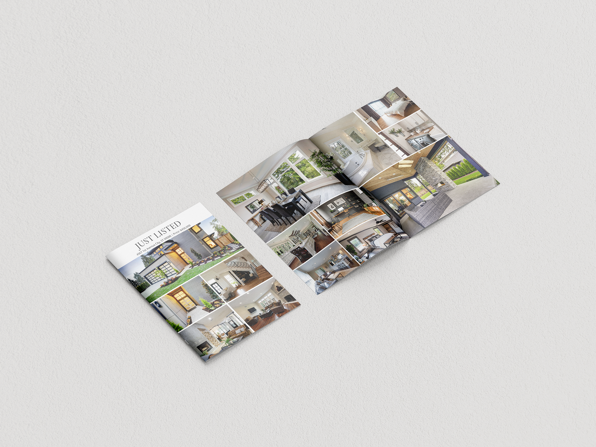 Brochure Cover/Inside. Created with InDesign.